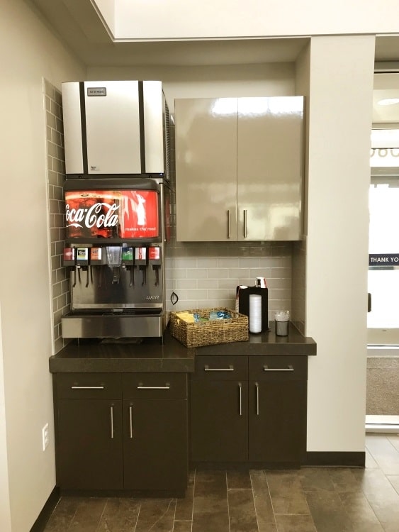 Soda Machine at the Murray branch