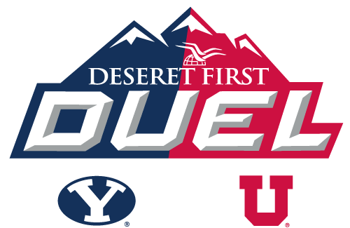 Deseret First Duel BYU vs UofU logo