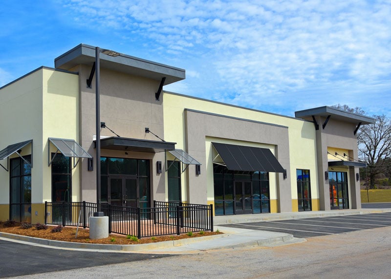 photo of a new small business building exterior